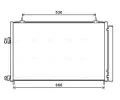 Kondenztor klimatizace AVA QUALITY COOLING ‐ AVA TO5679D