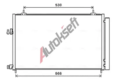 AVA QUALITY COOLING Kondenztor klimatizace AVA TO5679D, TO5679D