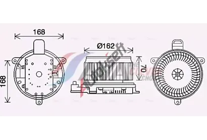 AVA Clever Choice Vnit�n� ventil�tor AVA TO8740, TO8740