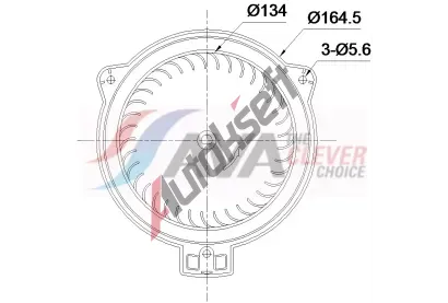 AVA QUALITY COOLING Vnitřní ventilátor AVA TO8811, TO8811 AVA QUALITY COOLING Vnitřní ventilátor AVA TO8811, TO8811
