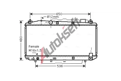 AVA QUALITY COOLING Chladi vody AVA TOA2348, TOA2348