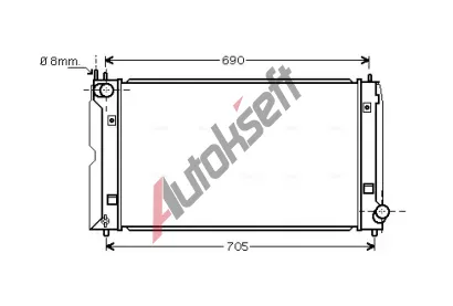 AVA QUALITY COOLING Chladi vody AVA TOA2403, TOA2403