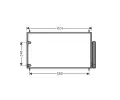 Kondenztor klimatizace AVA QUALITY COOLING ‐ AVA TOA5405D