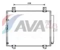 Kondenz�tor klimatizace&nbsp;AVA Clever Choice&nbsp;&dash;&nbsp;AVA TOA5690D