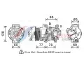 Kompresor klimatizace&nbsp;AVA QUALITY COOLING&nbsp;&dash;&nbsp;AVA TOAK584