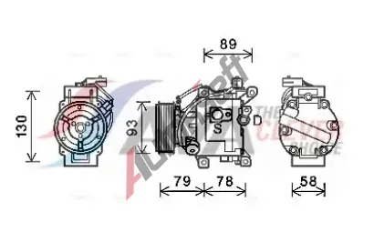 AVA QUALITY COOLING Kompresor klimatizace ** CLEVER FIT ** AVA TOAK667, TOAK667