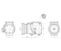 Kompresor klimatizace AVA QUALITY COOLING ‐ AVA TOAK798 Kompresor klimatizace AVA QUALITY COOLING ‐ AVA TOAK798