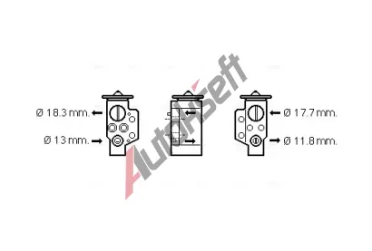 AVA QUALITY COOLING Expanzn ventil klimatizace AVA VN1311, VN1311