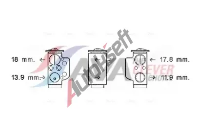 AVA QUALITY COOLING Expanzní ventil klimatizace AVA VN1367, VN1367 AVA QUALITY COOLING Expanzní ventil klimatizace AVA VN1367, VN1367