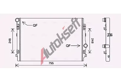 AVA QUALITY COOLING Chladi vody AVA VN2398, VN2398