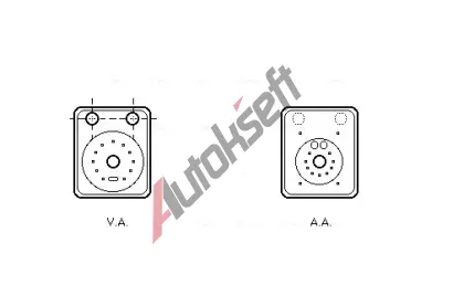 AVA QUALITY COOLING Chladi oleje AVA VN3093, VN3093