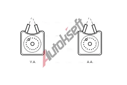 AVA QUALITY COOLING Chladi oleje AVA VN3106, VN3106