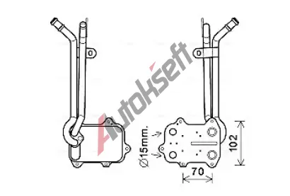 AVA QUALITY COOLING Chladi oleje AVA VN3389, VN3389