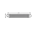 Chladi vzduchu intercooler AVA QUALITY COOLING ‐ AVA VN4248