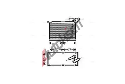 AVA QUALITY COOLING Chladi vzduchu intercooler AVA VN4397, VN4397