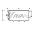 Kondenz�tor klimatizace&nbsp;AVA Clever Choice&nbsp;&dash;&nbsp;AVA VN5145