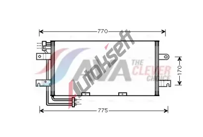 AVA QUALITY COOLING Kondenztor klimatizace AVA VN5195, VN5195