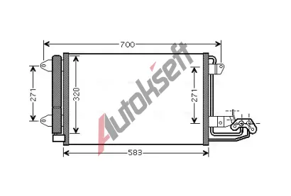 AVA QUALITY COOLING Kondenztor klimatizace AVA VN5209D, VN5209D