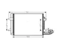 Kondenztor klimatizace AVA QUALITY COOLING ‐ AVA VN5211D