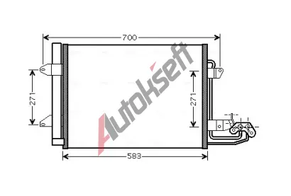 AVA QUALITY COOLING Kondenztor klimatizace AVA VN5211D, VN5211D