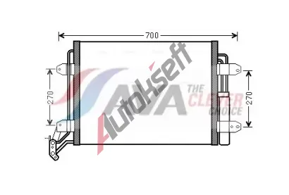 AVA QUALITY COOLING Kondenzátor klimatizace ** CLEVER FIT ** AVA VN5291D, VN5291D AVA QUALITY COOLING Kondenzátor klimatizace ** CLEVER FIT ** AVA VN5291D, VN5291D