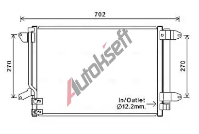 AVA QUALITY COOLING Kondenzátor klimatizace AVA VN5330D, VN5330D AVA QUALITY COOLING Kondenzátor klimatizace AVA VN5330D, VN5330D