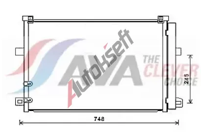 AVA QUALITY COOLING Kondenz�tor klimatizace ** CLEVER FIT ** AVA VN5369D, VN5369D