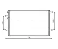 Kondenztor klimatizace AVA QUALITY COOLING ‐ AVA VN5379