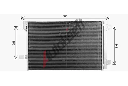 AVA QUALITY COOLING Kondenztor klimatizace AVA VN5437D, VN5437D