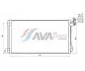 Kondenz�tor klimatizace&nbsp;AVA QUALITY COOLING&nbsp;&dash;&nbsp;AVA VN5440D