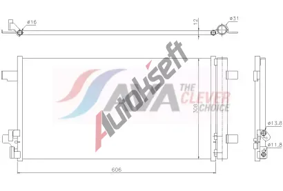 AVA QUALITY COOLING Kondenztor klimatizace ** CLEVER FIT ** AVA VN5469D, VN5469D