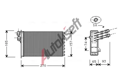 AVA QUALITY COOLING Vmnk tepla vnitnho vytpn AVA VN6173, VN6173