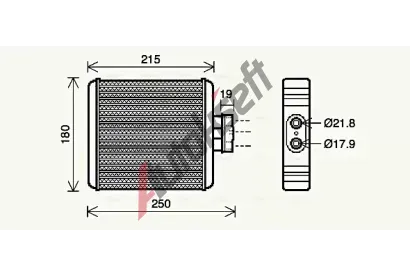 AVA QUALITY COOLING Vmnk tepla vnitnho vytpn AVA VN6196, VN6196