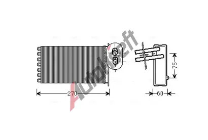 AVA QUALITY COOLING Vmnk tepla vnitnho vytpn AVA VN6296, VN6296