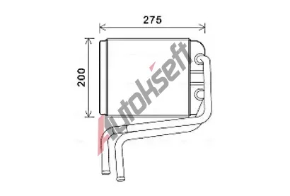 AVA QUALITY COOLING Vmnk tepla vnitnho vytpn AVA VN6378, VN6378
