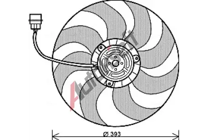 AVA QUALITY COOLING Vtrk chlazen motoru AVA VN7526, VN7526