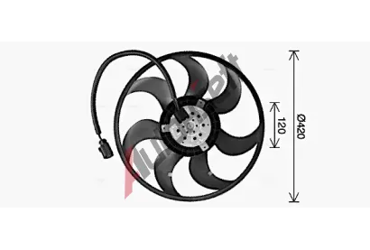 AVA QUALITY COOLING Vtrk chlazen motoru AVA VN7547, VN7547
