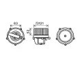 Vnitn ventiltor AVA QUALITY COOLING ‐ AVA VN8345