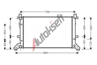 AVA QUALITY COOLING Chladi vody AVA VNA2155, VNA2155