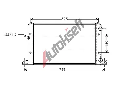 AVA QUALITY COOLING Chladi vody AVA VNA2160, VNA2160