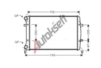 AVA QUALITY COOLING Chladi vody AVA VNA2272, VNA2272