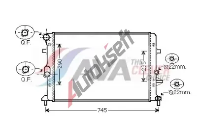AVA QUALITY COOLING Chladi vody ** CLEVER FIT ** AVA VNA2289, VNA2289