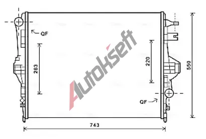 AVA QUALITY COOLING Chladi vody AVA VNA2316, VNA2316