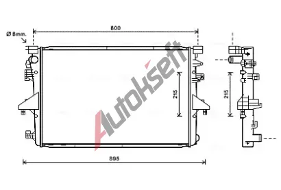 AVA QUALITY COOLING Chladi vody AVA VNA2317, VNA2317