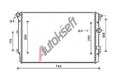 AVA QUALITY COOLING Chladi vody AVA VNA2324, VNA2324