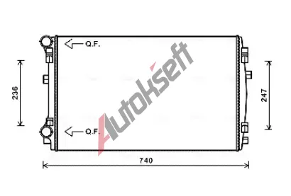 AVA QUALITY COOLING Chladi vody AVA VNA2338, VNA2338
