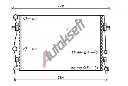 AVA QUALITY COOLING Chladi vody AVA VNA2343, VNA2343