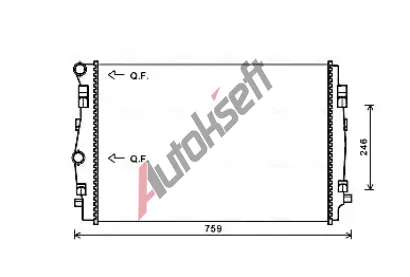 AVA QUALITY COOLING Chladi vody AVA VNA2344, VNA2344