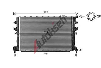 AVA QUALITY COOLING Chladi vody AVA VNA2383, VNA2383