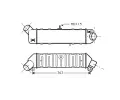 Chladi vzduchu intercooler AVA QUALITY COOLING ‐ AVA VNA4162